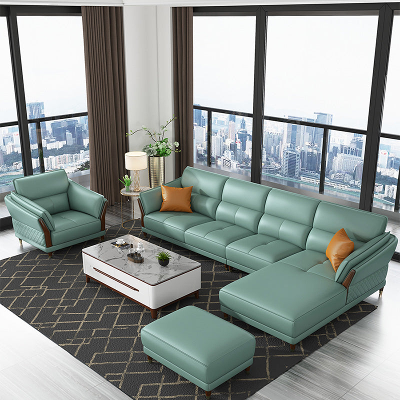 Contemporary Sectional Sofa Pillow Top Arm Sofa for Living Room