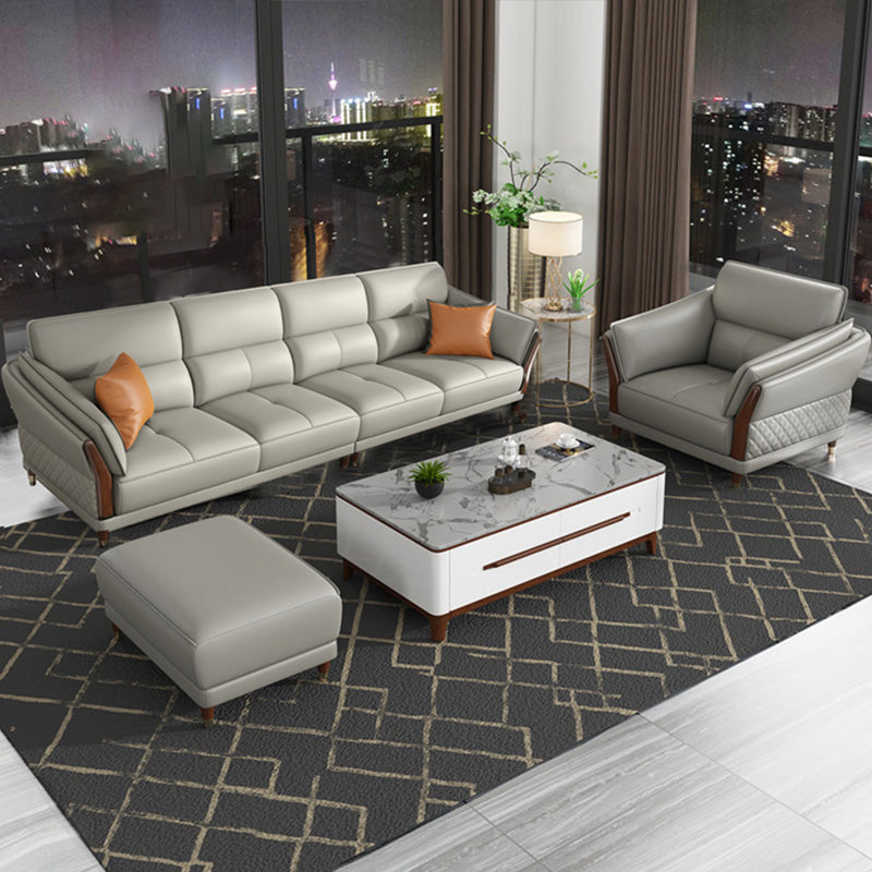 Contemporary Sectional Sofa Pillow Top Arm Sofa for Living Room