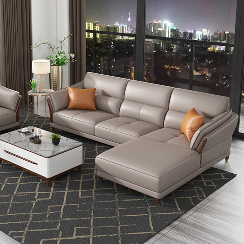 Contemporary Sectional Sofa Pillow Top Arm Sofa for Living Room