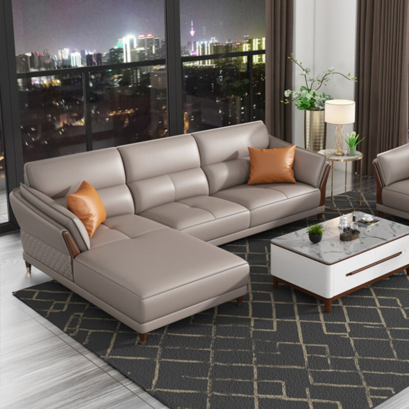 Contemporary Sectional Sofa Pillow Top Arm Sofa for Living Room