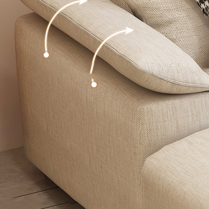 36.6" H Seating Pillow Top Arm Tropical Sofa for Living Room