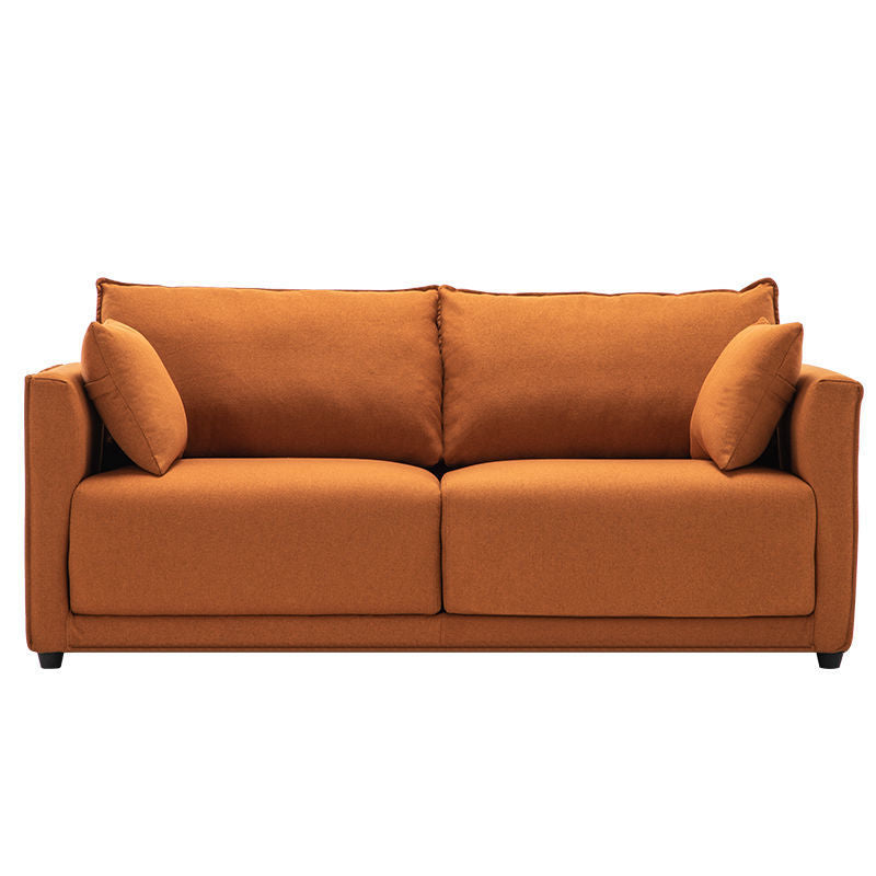 Loose Back 29.5" H Seating Square Arm Contemporary Sofa for Living Room