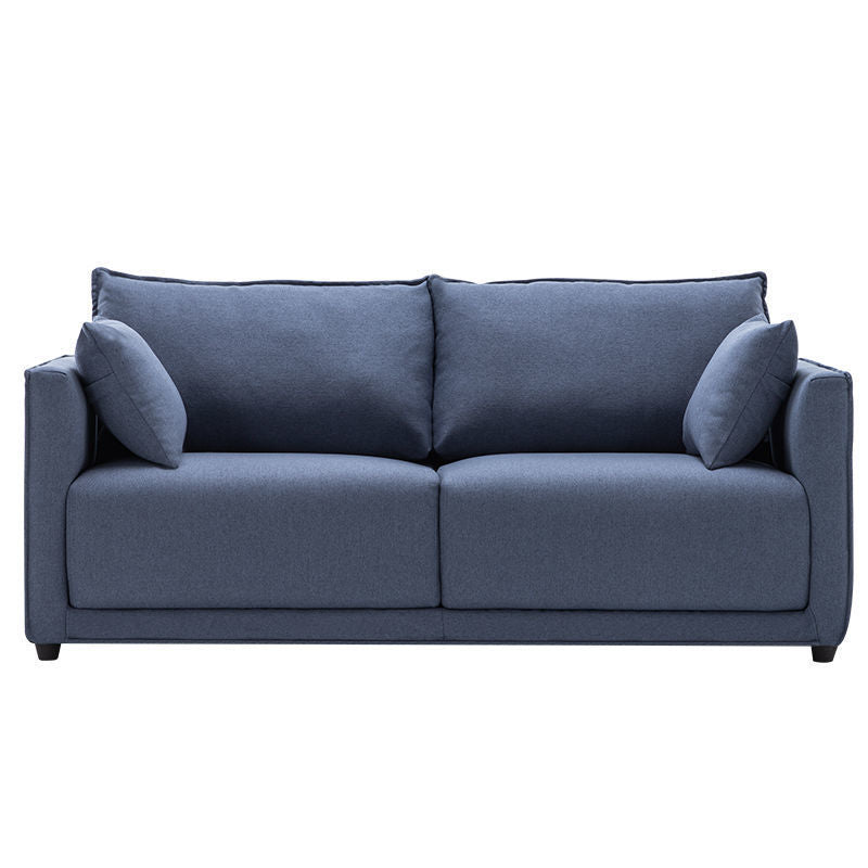 Loose Back 29.5" H Seating Square Arm Contemporary Sofa for Living Room