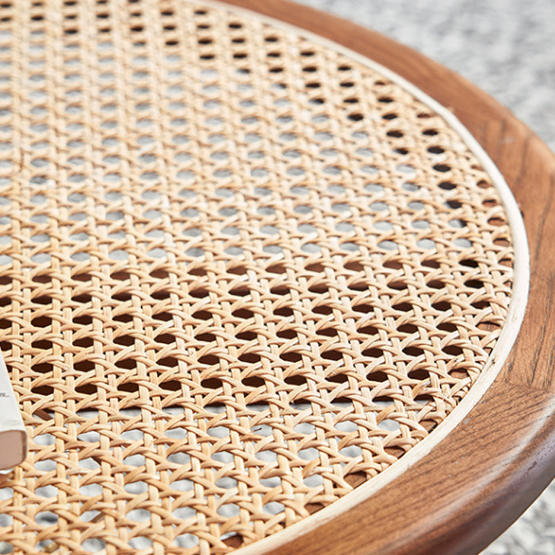 Solid Wood Accent Side Table Living Room Naturally Shaped Double Tier 4 Legs