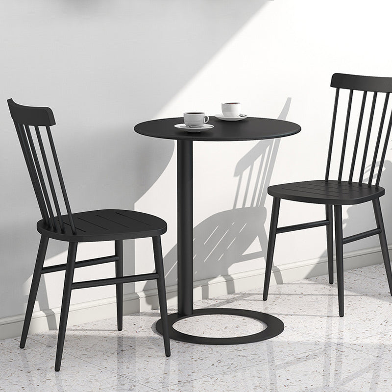 Round C-shape Side Table Modern Metal Sofa Side Accent Table