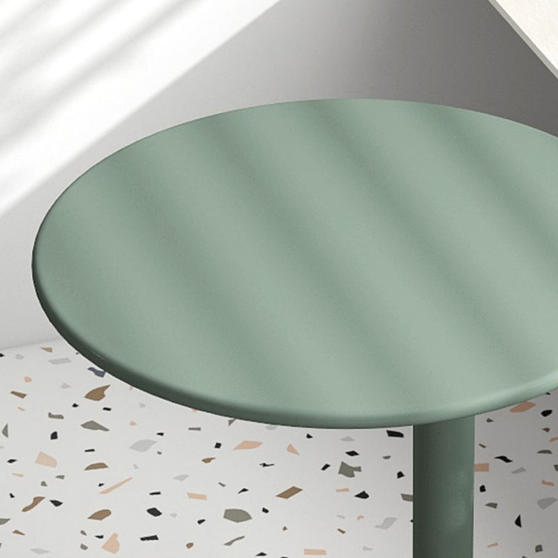 Round C-shape Side Table Modern Metal Sofa Side Accent Table