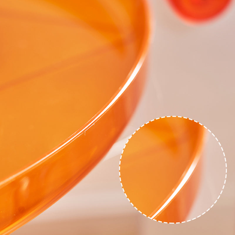 25.19" Tall 3 Legs End Table Tray Top Accent Side Table for Living Room