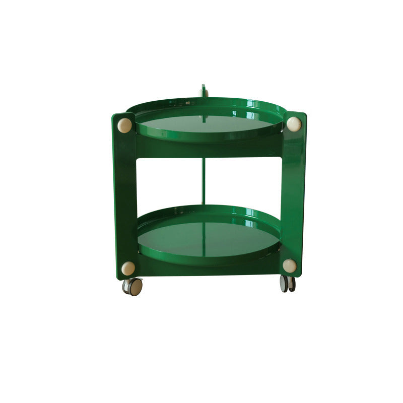 25.19" Tall 3 Legs End Table Tray Top Accent Side Table for Living Room