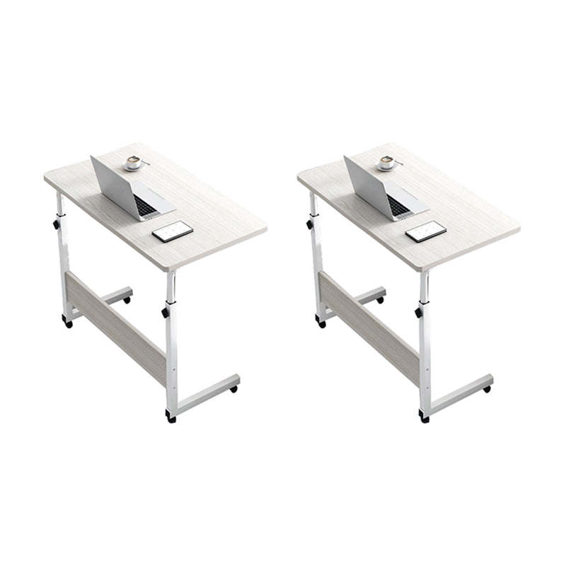 Modernistic Rectangular Corner Table 4 Legs Metal Side End Table with Storage