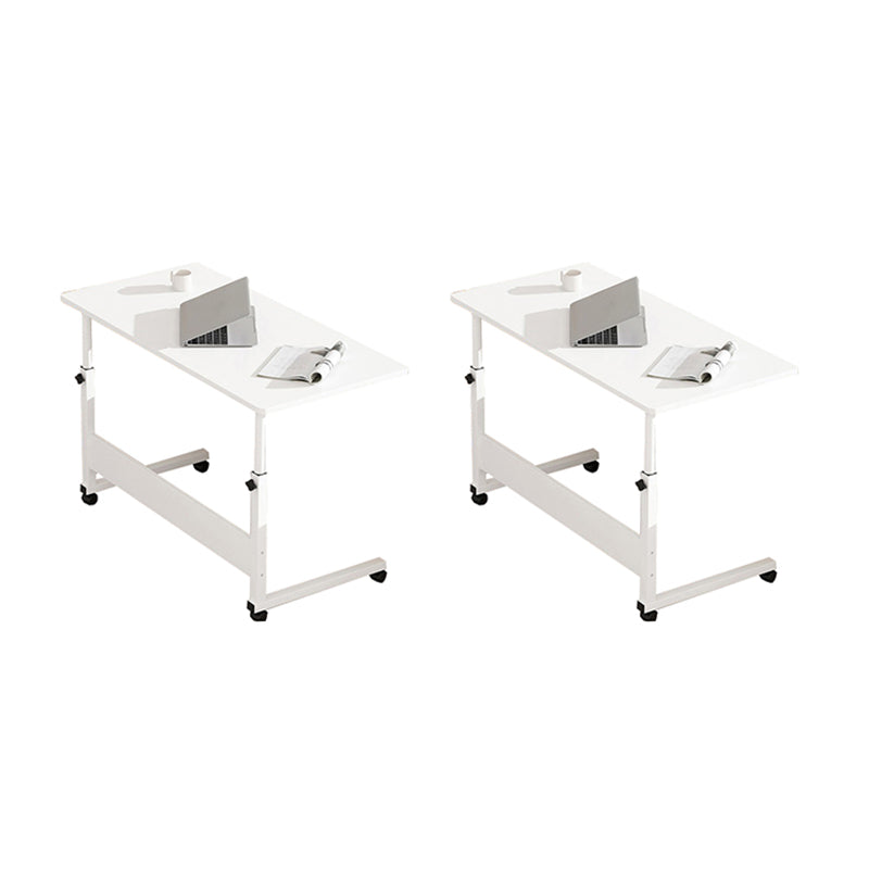 Modernistic Rectangular Corner Table 4 Legs Metal Side End Table with Storage