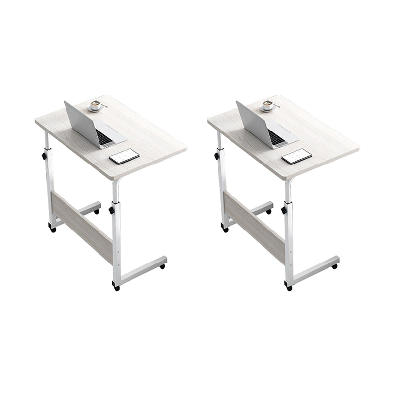 Modernistic Rectangular Corner Table 4 Legs Metal Side End Table with Storage