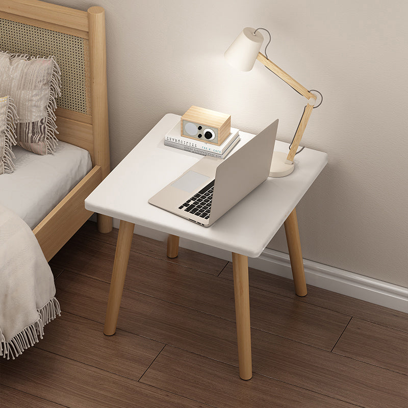 Modern Rectangular/Square Corner Table Wood Side End Table for Living Room
