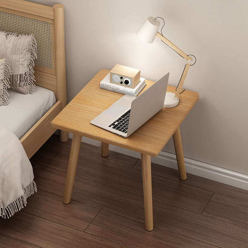 Modern Rectangular/Square Corner Table Wood Side End Table for Living Room