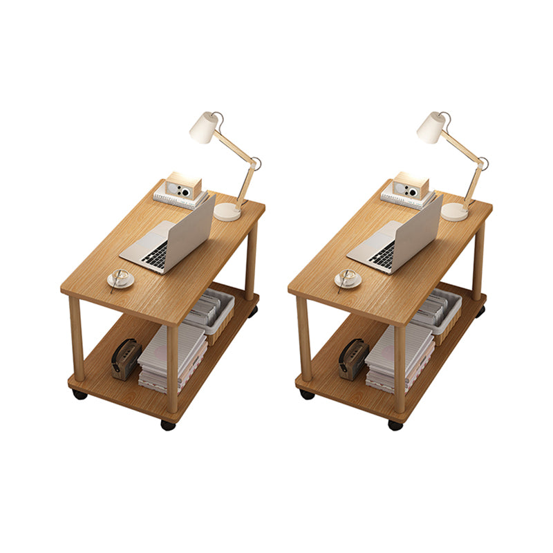 Modern Rectangular/Square Corner Table Wood Side End Table for Living Room