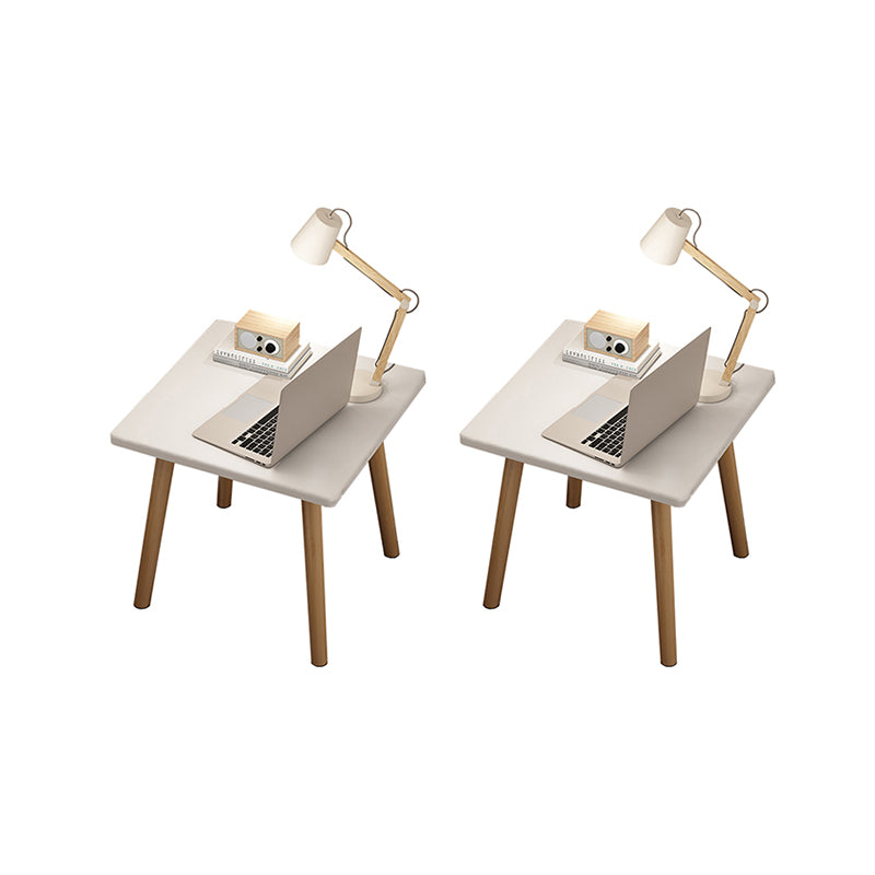 Modern Rectangular/Square Corner Table Wood Side End Table for Living Room