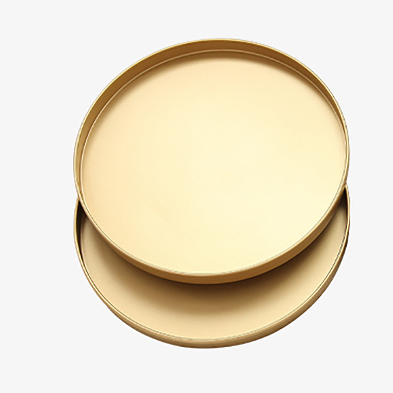 Modernistic Style Accent Side Table Round Metal Living Room Corner Table