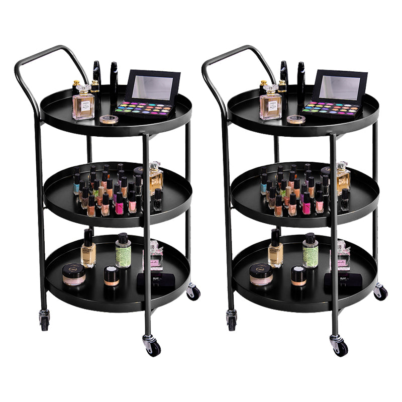 Modernistic Style Accent Side Table Round Metal Living Room Corner Table