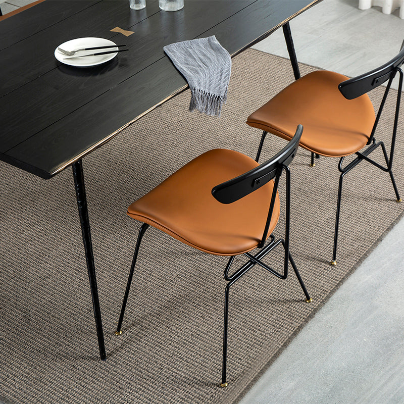 Industrial Dining Table Rectangle Wooden Dinner Table for Dining Room