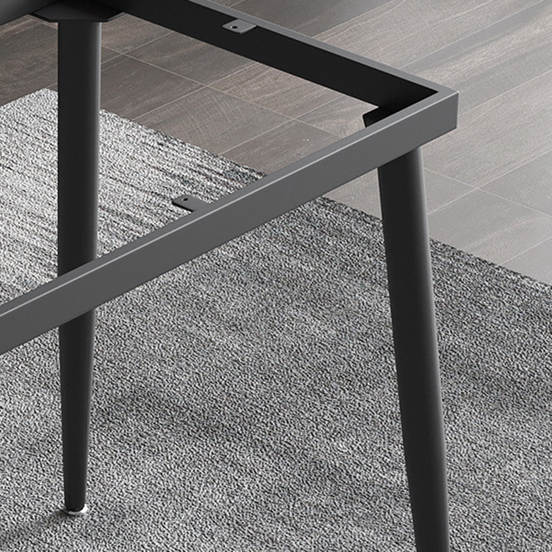 Industrial Dining Room Dinner Table Rectangle 4 Legs Dining Table
