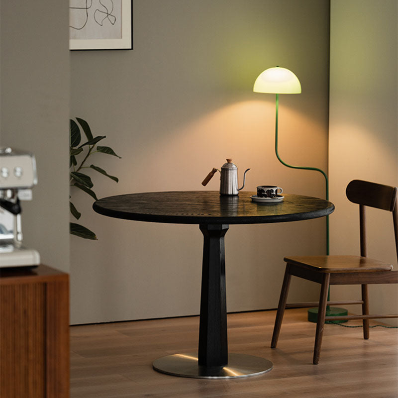 Modern Round Dining Table Wooden Dinner Table for Dining Room