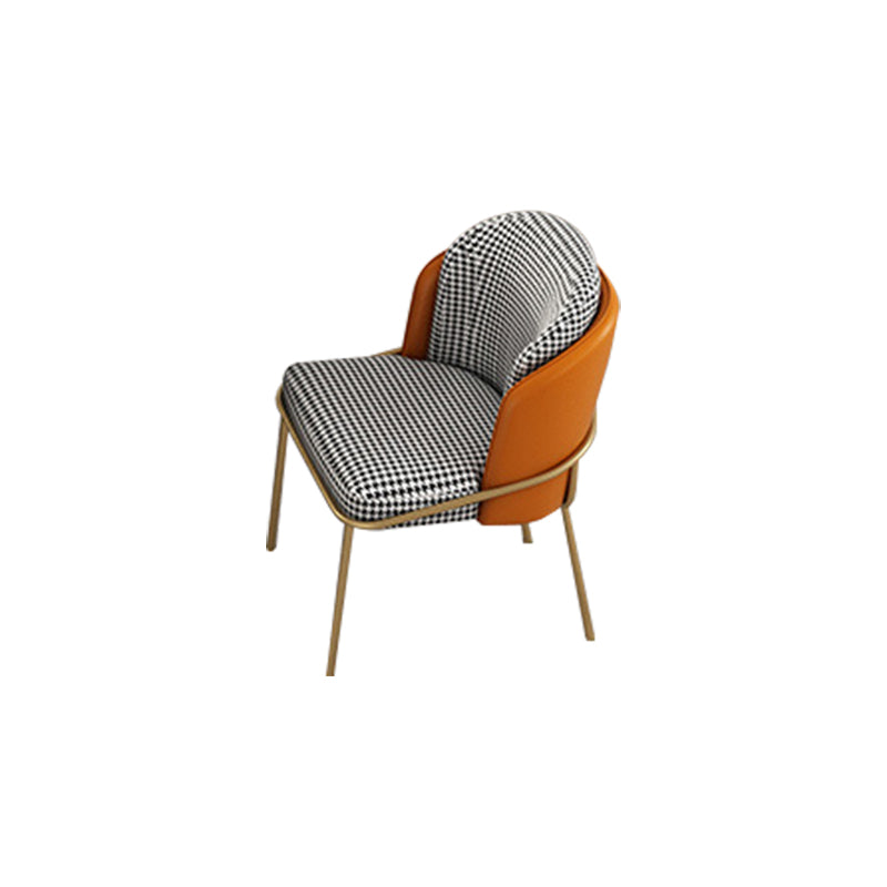 Upholstered Kitchen Dining Chairs Contemporary Metal Arm Chairs