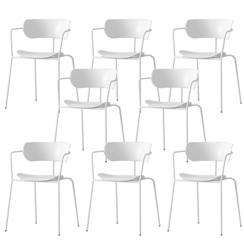 Modern Style Arm Chair Plastic Indoor Dining Chair for Living Room