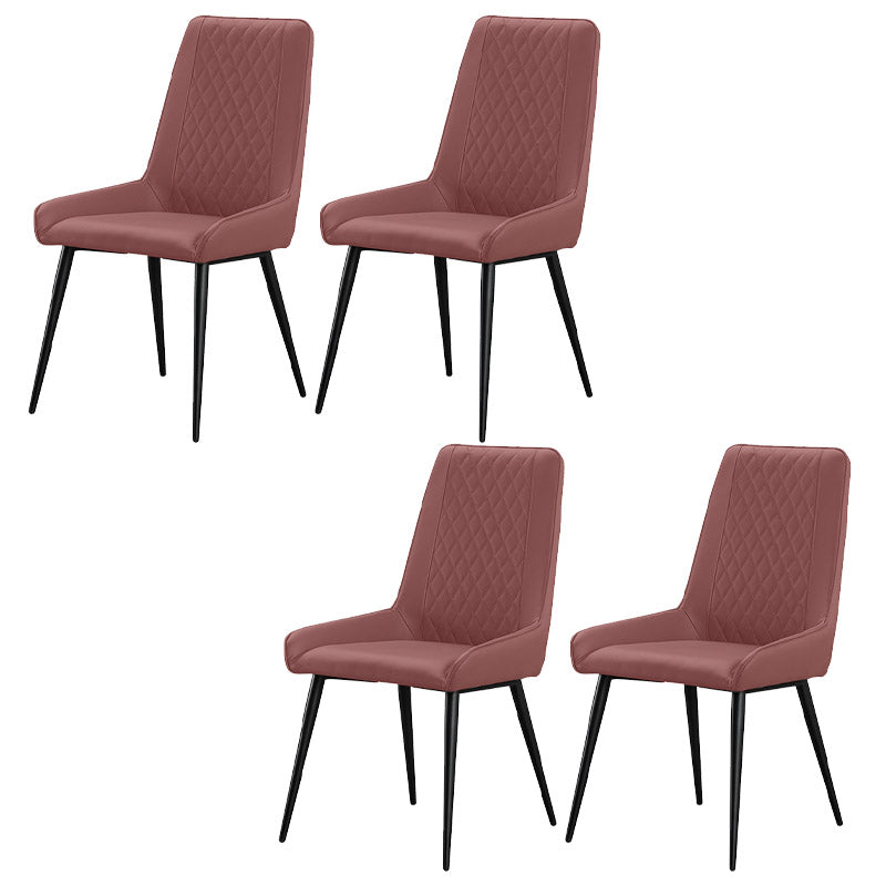 Industrial Upholstered Arm Dining Chair Kitchen Parsons Side Chair