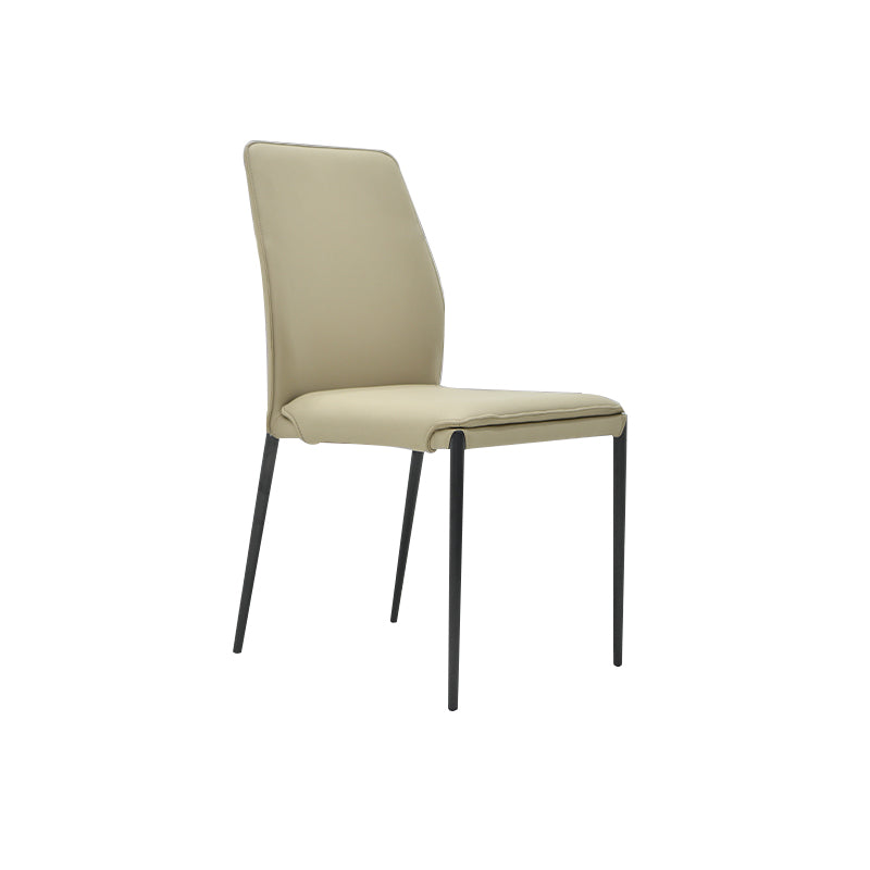 Faux Leather Parsons Dining Chair Dining Room Upholstered Chair