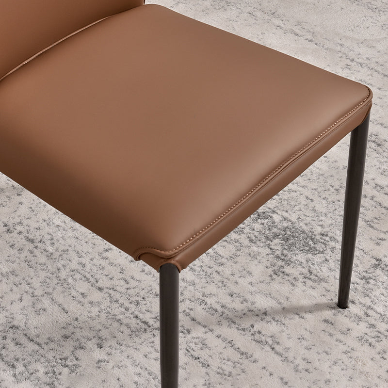 Faux Leather Parsons Dining Chair Dining Room Upholstered Chair