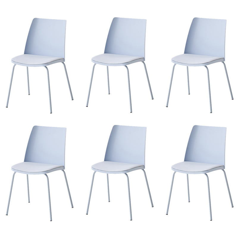 Dining Room Armless Dining Chair Home Metal Parsons Dining Chair