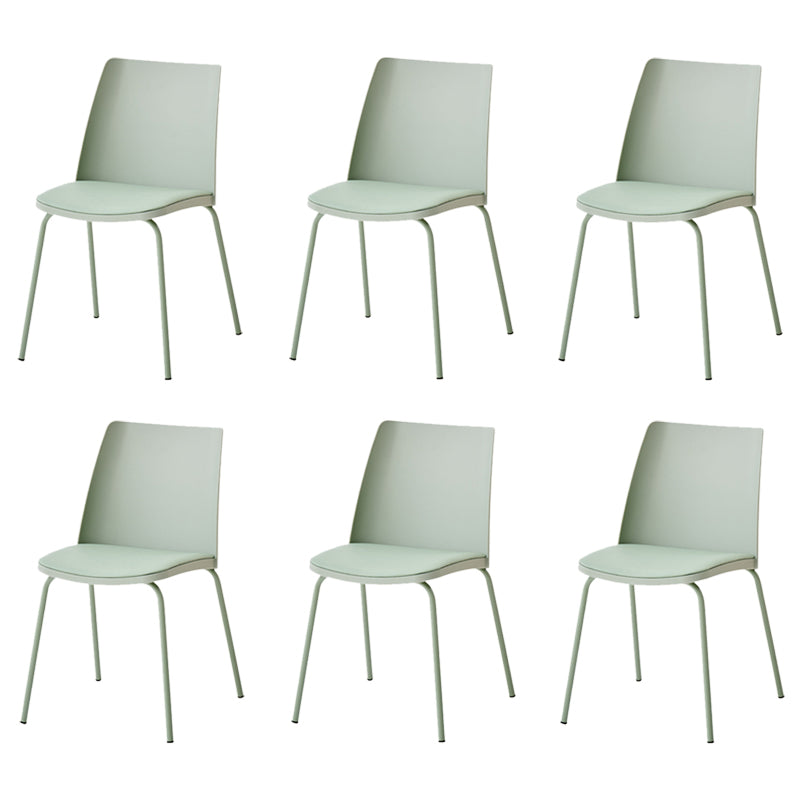 Dining Room Armless Dining Chair Home Metal Parsons Dining Chair