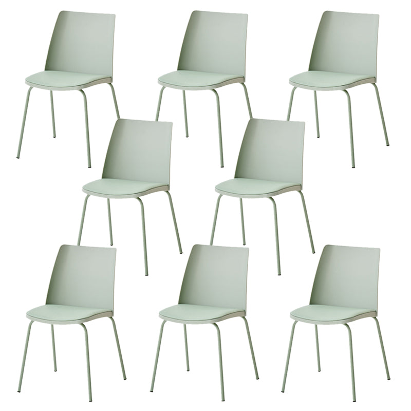 Dining Room Armless Dining Chair Home Metal Parsons Dining Chair