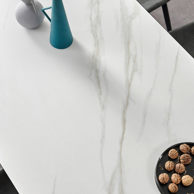 Nordic Kitchen Stone Furniture 1/5/7 Pcs Standard Height Casual Dining Room Table Set