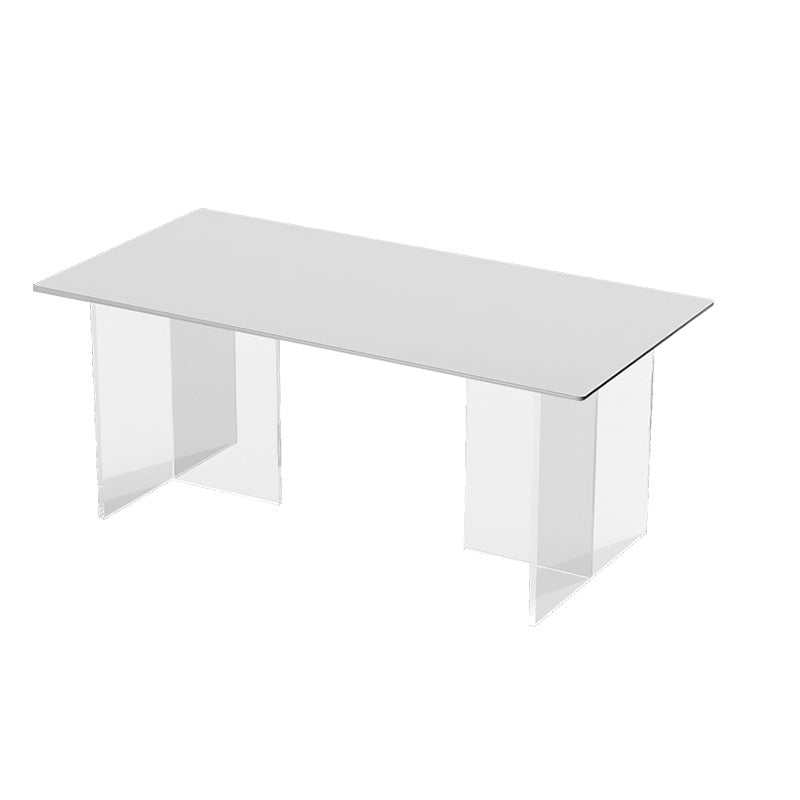 Modern Rectangle Stone Dining Table 1/4/5 Pieces Dining Set for Dining Room