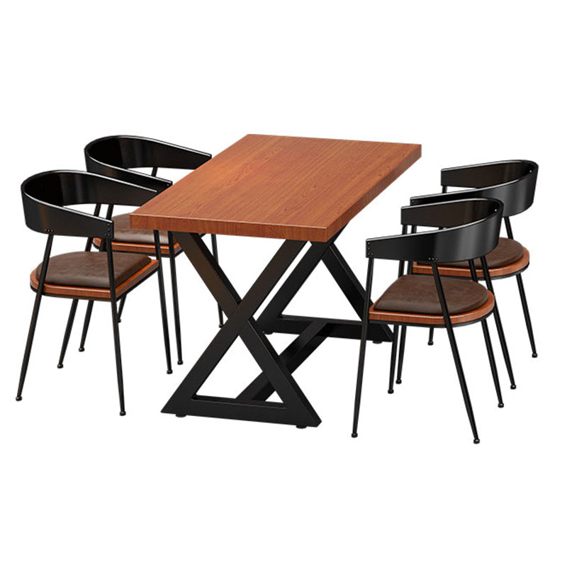 Modern Solid Wood Furniture 1/3/5 Pcs Standard Height Dining Room Table Set