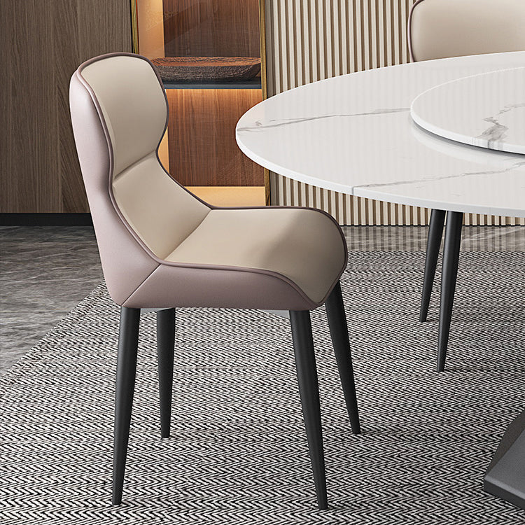 Contemporary 1/4/5/7/9/13 Pieces Furniture Round Stone Dining Set in White