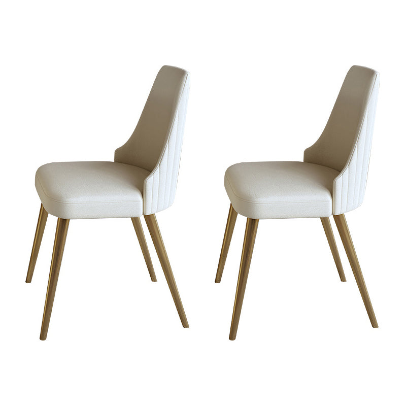 Modern Style 1/2/5/7 Pieces Dining Room Table Rectangle Stone Furniture in White