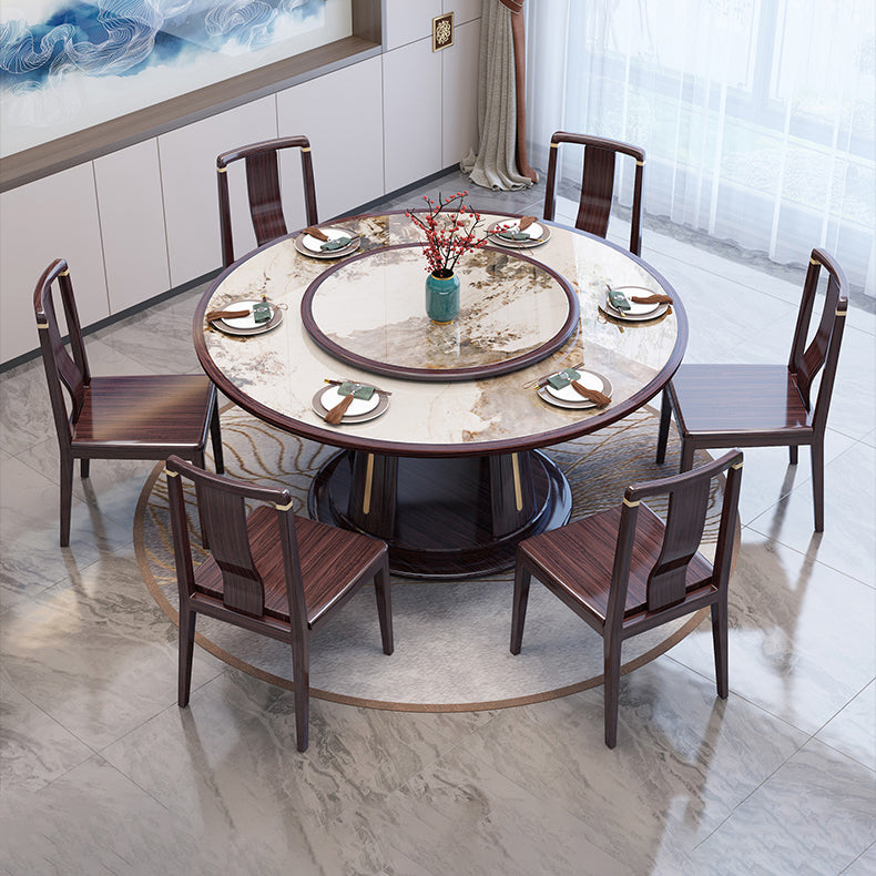 Modern 1/2/7 Pieces Furniture Round Stone Dining Set for Kitchen