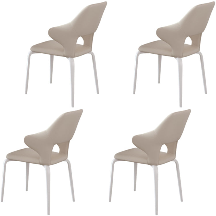 Modern Style 1/4/5/6/7 Pieces Dining Table Rectangle Stone Furniture in White