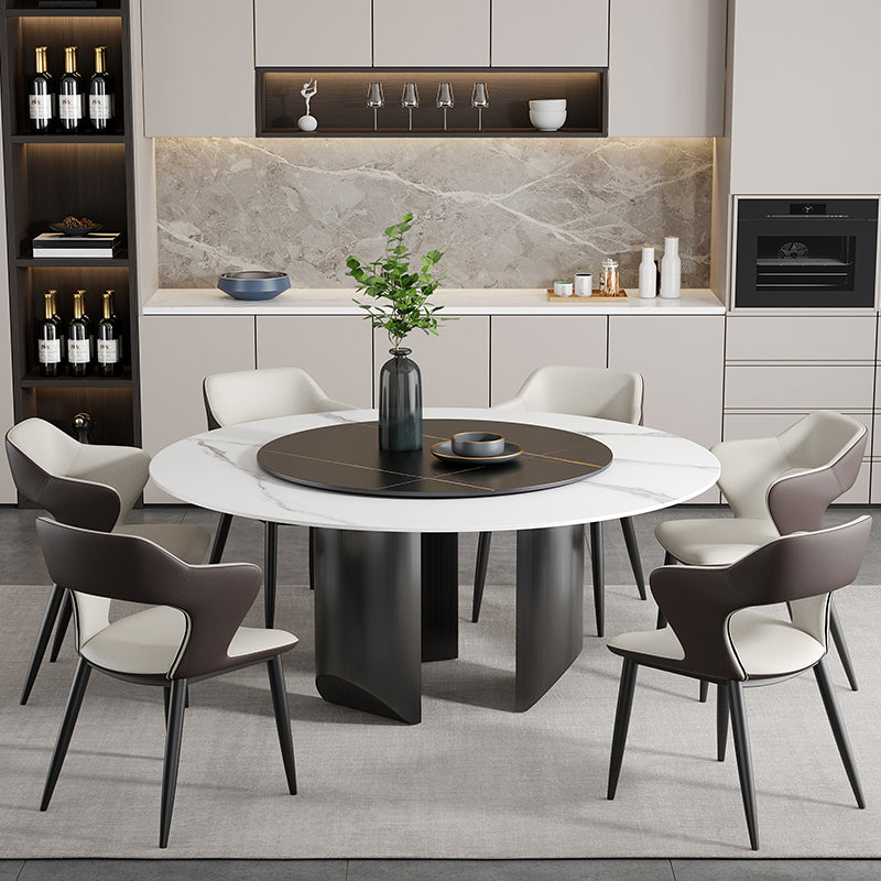 Modern 1/4/7/9 Pieces Furniture Round Stone Dining Set for Kitchen