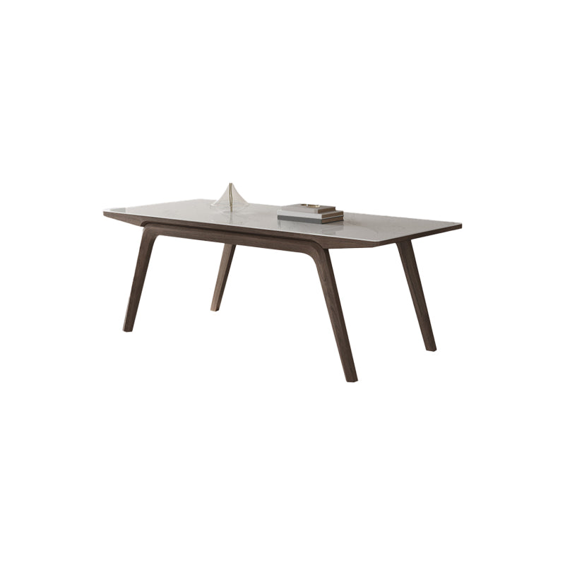 Modern 1/4/5/7 Pieces Dining Room Table Rectangle Stone Furniture in White