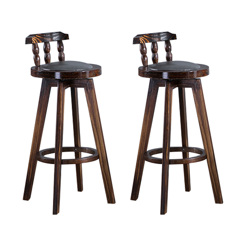 Solid Wood Pub Dining Set Contemporary 1/2/3 Pieces Table and Stool Set