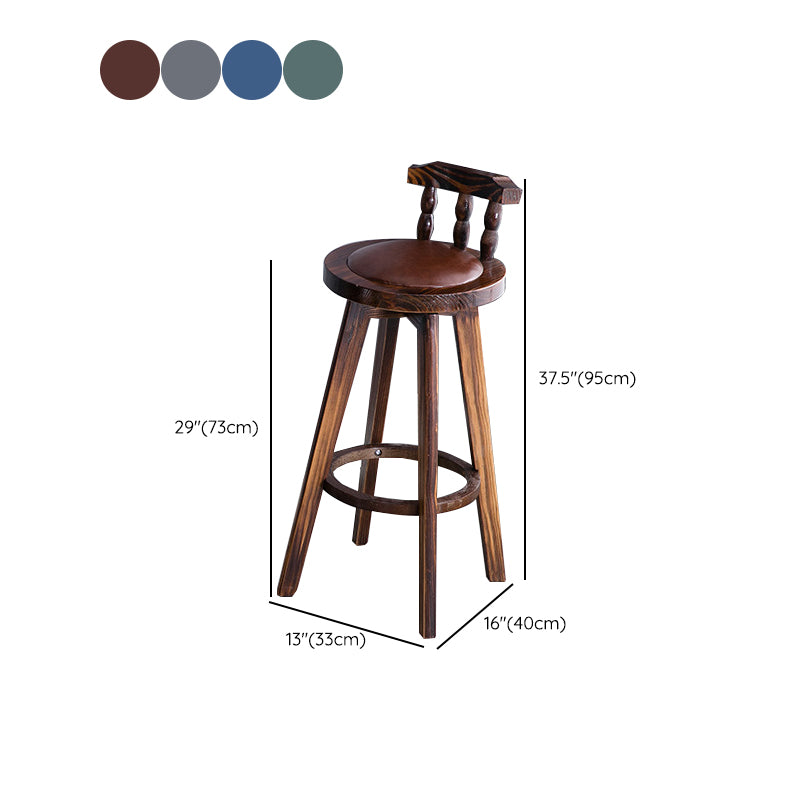 Solid Wood Pub Dining Set Contemporary 1/2/3 Pieces Table and Stool Set