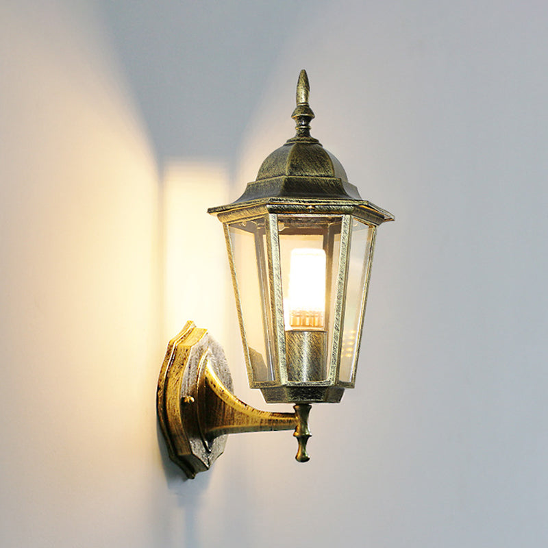 Metal Geometric Wall Light Sconces Industrial 1 Light Wall Mounted Lamp