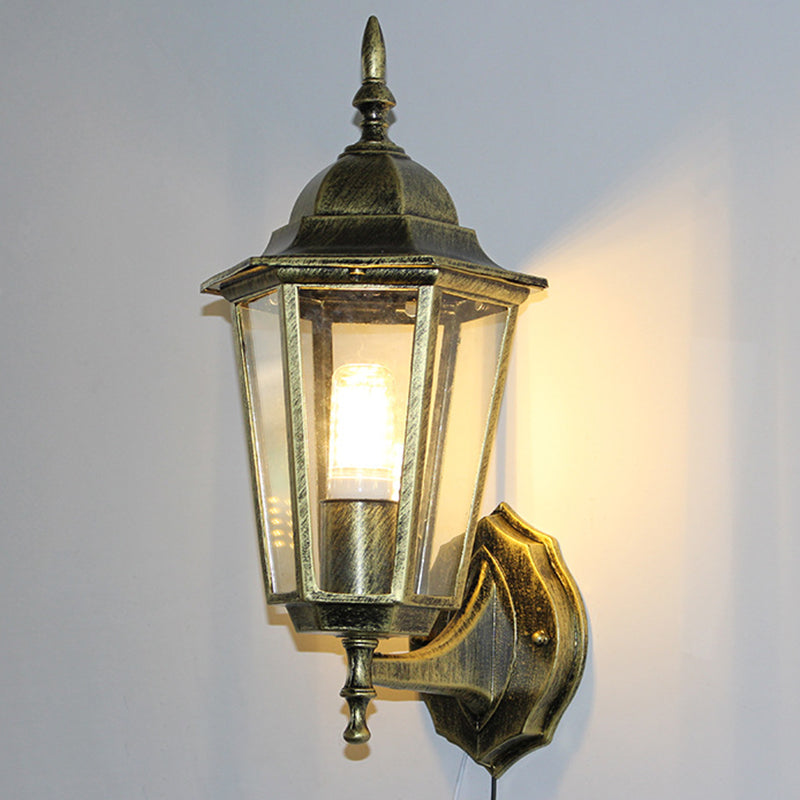 Metal Geometric Wall Light Sconces Industrial 1 Light Wall Mounted Lamp