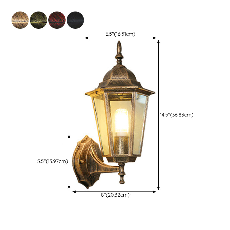 Metal Geometric Wall Light Sconces Industrial 1 Light Wall Mounted Lamp