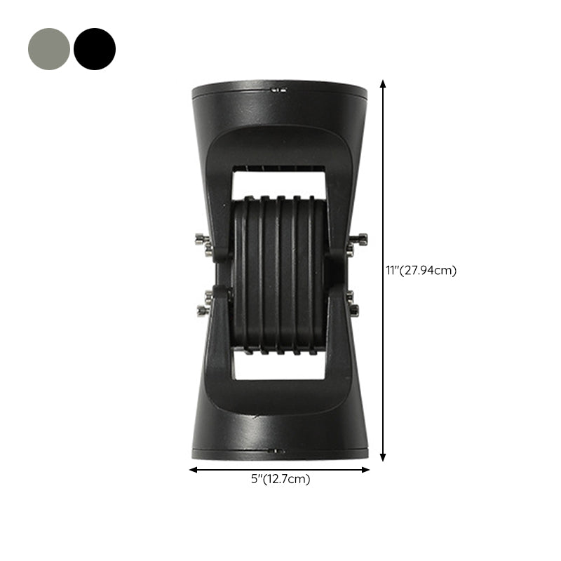 Modern Geometric Wall Light Fixture Metal 2 Lights Wall Sconce