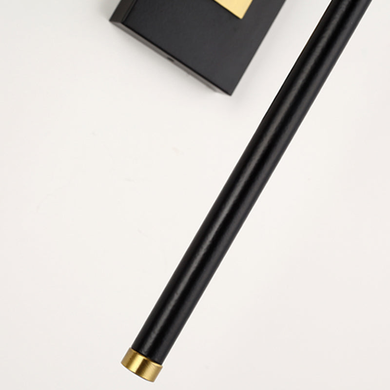 Cylinder Wall Light Fixture Modern Fabric 1 Light Wall Sconce in Brown