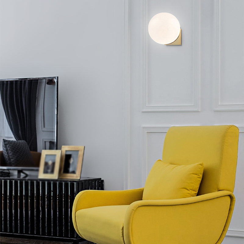 Modern 1/2-Light Bathroom Vanity Light Golden/Chrome Shaded LED Bath Bar