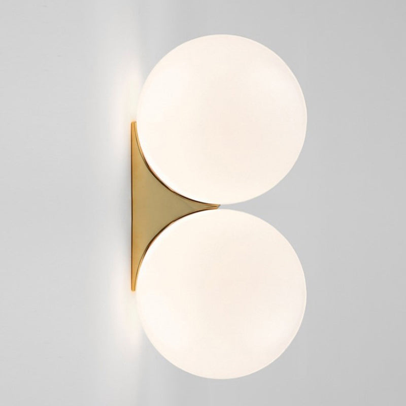 Modern 1/2-Light Bathroom Vanity Light Golden/Chrome Shaded LED Bath Bar